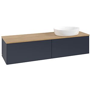 Meuble sous-vasque Villeroy &amp; Boch Antao 1600x360x500mm L38011HG avec éclairage FK/AP: HG/1