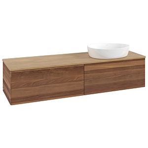 Villeroy &amp; Boch Antao vanity unit 1600x360x500mm L38011HM with lighting FK/AP: HM/1