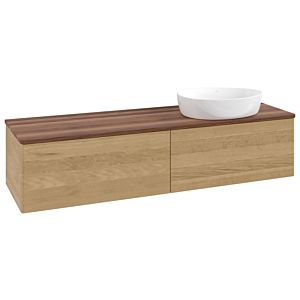 Meuble sous-vasque Villeroy &amp; Boch Antao 1600x360x500mm L38012HN avec éclairage FK/AP: HN/2