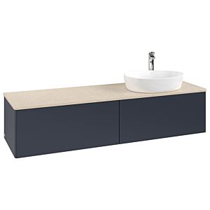 Villeroy &amp; Boch Antao vanity unit 1600x360x500mm L38053HG with lighting FK/AP: HG/3