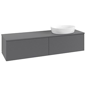 Villeroy &amp; Boch Antao vanity unit 1600x360x500mm L38110GK with lighting with structure FK/AP: GK/0