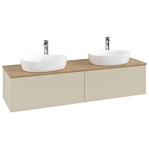 Meuble sous-vasque Villeroy &amp; Boch Antao 1600x360x500mm L39051HJ avec éclairage FK/AP: HJ/1