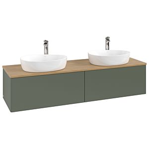 Meuble sous-vasque Villeroy &amp; Boch Antao 1600x360x500mm L39051HL avec éclairage FK/AP: HL/1