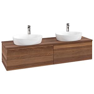 Meuble sous-vasque Villeroy &amp; Boch Antao 1600x360x500mm L39052HM avec éclairage FK/AP: HM/2