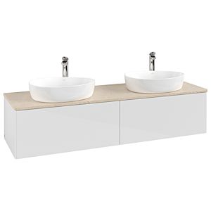 Meuble sous-vasque Villeroy &amp; Boch Antao 1600x360x500mm L39053GF avec éclairage FK/AP: GF/3