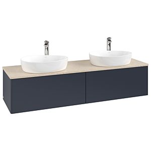Meuble sous-vasque Villeroy &amp; Boch Antao 1600x360x500mm L39053HG avec éclairage FK/AP: HG/3
