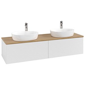 Meuble sous-vasque Villeroy &amp; Boch Antao 1600x360x500mm L39151GF avec éclairage avec structure FK/AP: GF/1