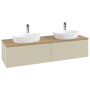 Meuble sous-vasque Villeroy &amp; Boch Antao 1600x360x500mm L39151HJ avec éclairage avec structure FK/AP: HJ/1