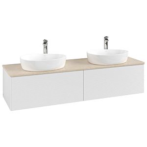 Meuble sous-vasque Villeroy &amp; Boch Antao 1600x360x500mm L39153GF avec éclairage avec structure FK/AP: GF/3