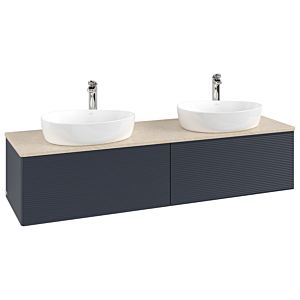 Meuble sous-vasque Villeroy &amp; Boch Antao 1600x360x500mm L39153HG avec éclairage avec structure FK/AP: HG/3