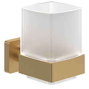 Villeroy and Boch Elements Striking glass holder TVA15201900076 99x100x123mm, frosted glass, brushed gold