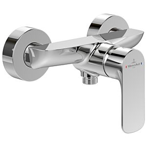 Villeroy and Boch O.novo single lever shower fitting TVS10400100061 with backflow protection, wall mounting, chrome