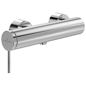 Villeroy und Boch Loop + Friends Einhebel-Duscharmatur TVS10630115361 mit Rückflussschutz, Wandmontage, chrom