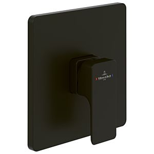 Villeroy und Boch Subway 3.0 Fertigmontageset TVS112002000K5 Unterputz-Einhebel-Duscharmatur, Wandmontage, matt black
