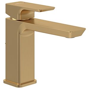 Villeroy and Boch Subway 3.0 single lever basin mixer TVW11200200076 with pop-up waste set, brushed gold