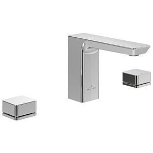 Villeroy and Boch Subway 3.0 three-hole basin mixer TVW11200500061 fixed spout, without waste set, chrome