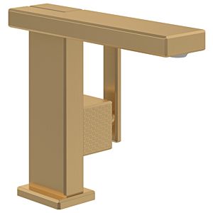 Villeroy et Boch Mettlach monocommande mitigeur lavabo TVW12600100076 sans garniture de vidange , mousseur réglable, or brossé
