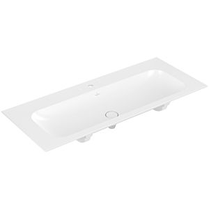 Villeroy und Boch Finion Möbelwaschtisch 4164C2RW 120x50cm, stone white C+, mittleres Hahnloch durchstochen, ohne Überlauf