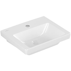 Villeroy und Boch Subway 3.0 Handwaschbecken 43704601 45x37cm, mit Hahnloch/ohne Überlauf, weiß