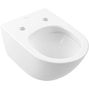 Villeroy et Boch Subway 3.0 WC suspendu à fond creux 4670T0T2 37x56 cm,  TwistFlush, sans bride, AntiBac/C-plus, blanc