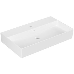 Villeroy & Boch Memento 2.0 Waschtisch 4A228101 80 x 47 cm, weiß alpin, mit Hahnloch, ohne Überlauf