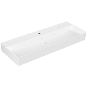 Villeroy & Boch Memento 2.0 Waschtisch 4A22CHR1 120 x 47 cm, weiß alpin C-plus, mit Hahnloch, ohne Überlauf