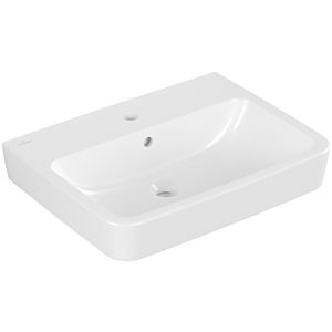 Villeroy and Boch O.novo washbasin 4A4160T2 60x46cm, square, with tap hole, with overflow, white AntiBac C-plus