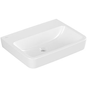 Villeroy und Boch O.novo Waschtisch 4A4163T2 60x46cm, eckig, ohne Hahnloch, ohne Überlauf, weiß AntiBac C-plus