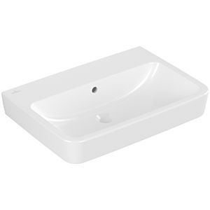 Villeroy und Boch O.novo Waschtisch 4A4167R1 65 x 46 cm, ohne Hahnloch, eckig, mit Überlauf, weiß C-plus