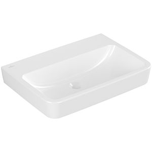 Villeroy und Boch O.novo Waschtisch 4A416801 65 x 46 cm, ohne Hahnloch, eckig, ohne Überlauf, weiß