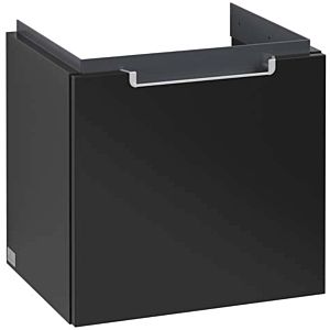 Villeroy & Boch Subway 2.0 A68400PD 44x42x35.2cm, tiroir 2000 , poignée argent mat, laqué noir mat