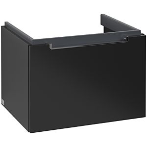 Villeroy & Boch Subway 2.0 Villeroy & Boch A68710PD 58,7x42x45,4cm, 2000 coulissant, poignée 2000 , laqué noir mat