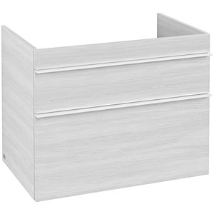 Villeroy and Boch Venticello vanity unit A92502E8 75.3 x 59 x 50.2 cm, white handle, White Wood