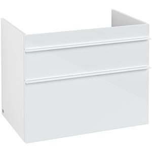 Venticello Villeroy et Boch vasque A92502RE 75,3 x 59 x 50,2 cm, poignée blanc, verre Glossy White