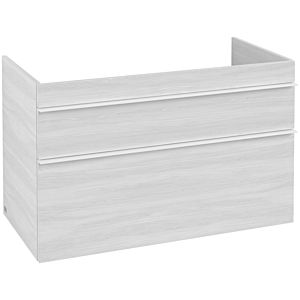 Villeroy and Boch Venticello vanity unit A92702E8 95.3 x 59 x 50.2 cm, basin left, handle white, White Wood