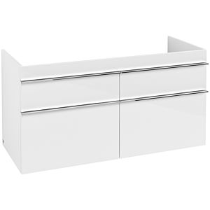 Villeroy & Boch Venticello Unterschrank A92901DH XXL, 115,3x59x50,2cm, Griff Chrom, Glossy White
