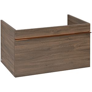 Villeroy and Boch Venticello vanity unit A93405VH 75.3 x 42 x 50.2 cm, handle copper, arizona oak