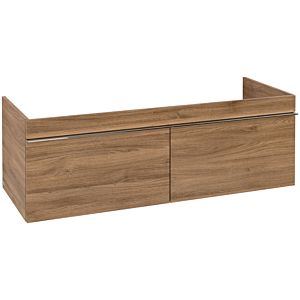 Venticello Villeroy et Boch vasque A93901RH 125,3x42x50,2cm, poignée chromée, Kansas Oak