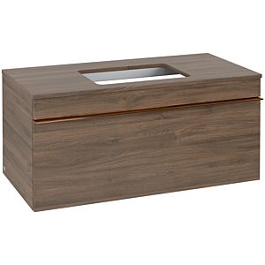 Villeroy and Boch Venticello vanity unit A94605VH 95.7 x 43.6 x 50.2 cm, vanity center, handle copper, arizona oak