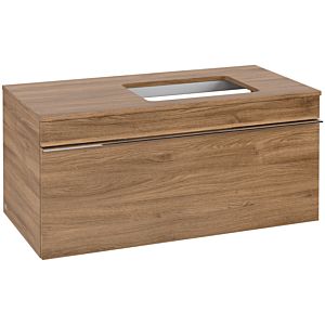Villeroy and Boch Venticello vanity unit A94801RH 95.7x43.6x50.2cm, vanity unit right, handle chrome, Kansas Oak
