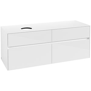 Villeroy and Boch Collaro vanity unit C04600DH 140 x 54.8 x 50 cm, Glossy White