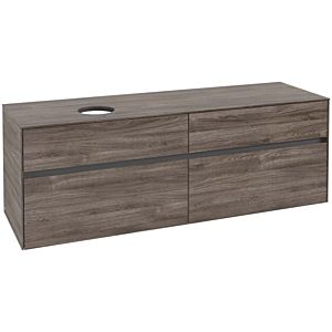 Villeroy und Boch Collaro Waschtischunterschrank C05000RK 160x54,8x50cm, Waschtisch links, Stone Oak