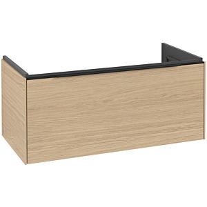 Subway 3.0 Villeroy et Boch vasque C569L1VJ 97,3x42,9x47,8cm, avec LED / poignée Volcano noir, chêne nordique