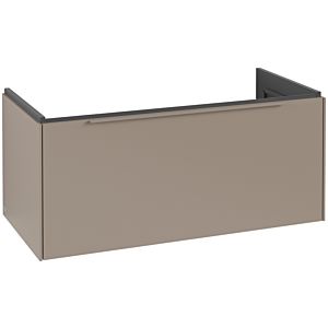 Villeroy and Boch Subway 3.0 vanity unit C569L2VM 97.3x42.9x47.8cm, with LED / handle monochrome, taupe