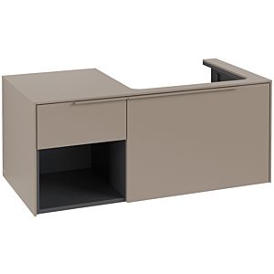 Villeroy and Boch Subway 3.0 vanity unit C571L2VM 100.1x42.25x51.6cm, with LED / handle monochrome, taupe