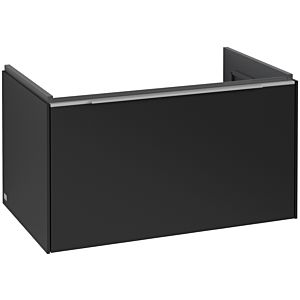 Subway 3.0 Villeroy et Boch vasque C57300VL 77,2x42,9x47,8cm, sans LED / poignée aluminium brillant, noir volcan