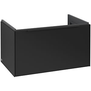 Subway 3.0 Villeroy et Boch vasque C57301VL 77,2x42,9x47,8cm, sans LED / poignée Noir volcan, noir volcan