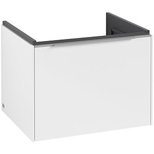 Villeroy and Boch Subway 3.0 vanity unit C57700VF 57.2x42.9x47.8cm, without LED / handle aluminum glossy, pure white