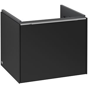 Subway 3.0 Villeroy et Boch vasque C57900VL 52,3x42,9x44,75cm, sans LED / poignée aluminium brillant, noir volcan
