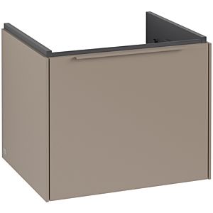 Villeroy and Boch Subway 3.0 vanity unit C57902VM 52.3x42.9x44.75cm, without LED / handle monochrome, taupe